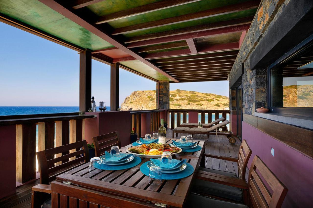 Villa Menelaos Penthouse Мохлос Экстерьер фото